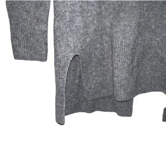 Madewell Kent Women's Sweater Cardigan Grey Merino Wool Blend Open Front XS - Picture 6 of 8